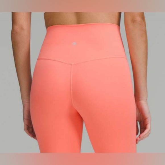 Lululemon Align Highlighter Coral Leggings size 6 - Picture 17 of 17